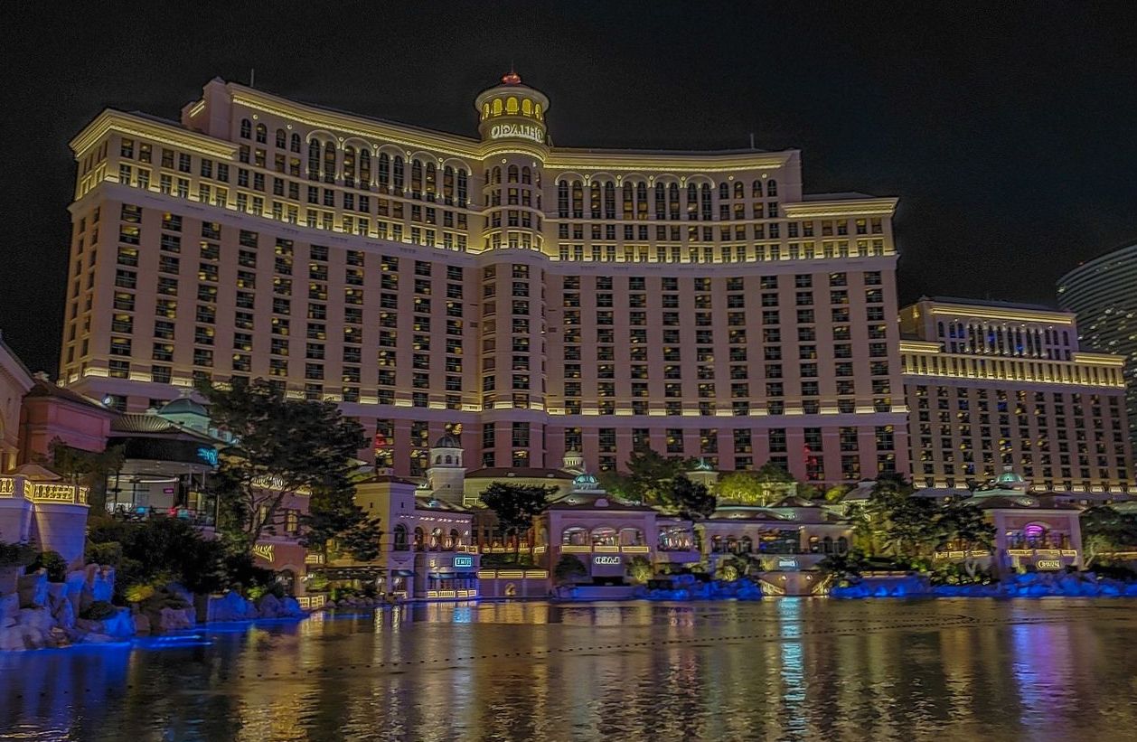 Poker room in the casino hotel